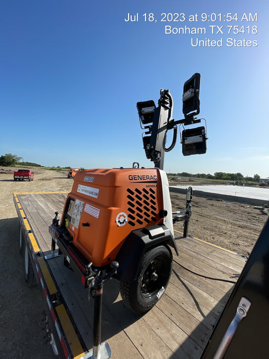 2023 Generac MLT2 Diesel, Flex Switch 120V Input, Powerzone Controller, (4) 320W LED Lights, 4kW Generator, 39.9 Gal Fuel Tank, 2" Ball, T3