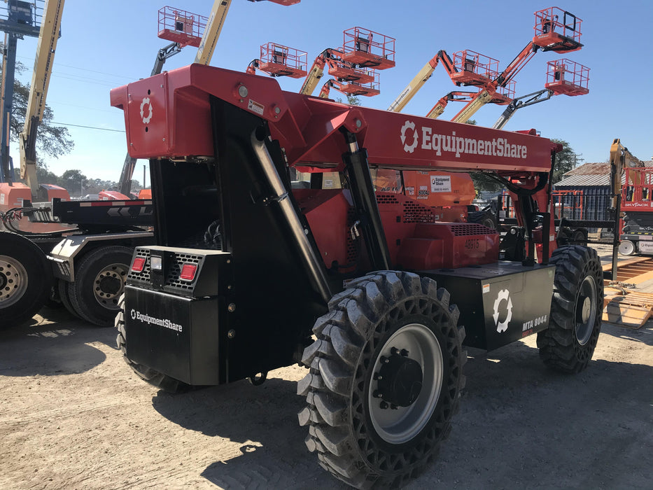 2020 Manitou MTA8044 74hp T4F, Cab/Heat/Air, Cab and Boom LED work lights, Auxiliary Hydraulics, Solid Tires, Amber strobe, Lift Hook w/66" Carriage, 60" Forks
