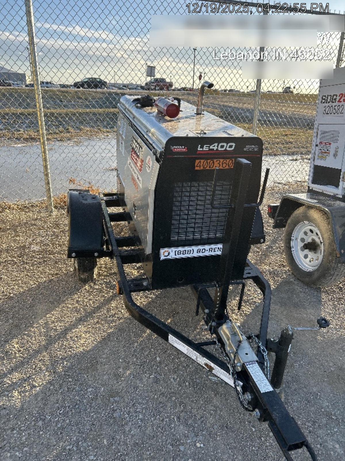 2024 Lincoln Electric LE400 Kubota V1505, Trlr, Cable Rack, Light Kit, ES Decals, T3