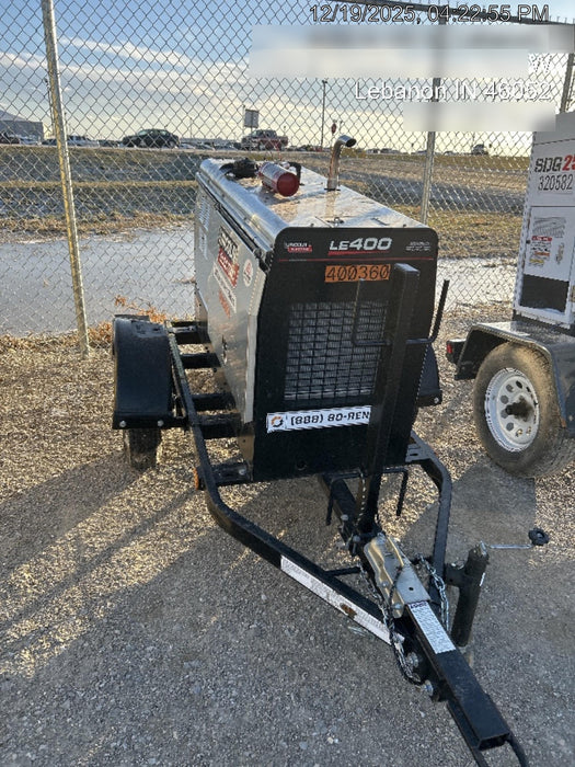 2024 Lincoln Electric LE400 Kubota V1505, Trlr, Cable Rack, Light Kit, ES Decals, T3