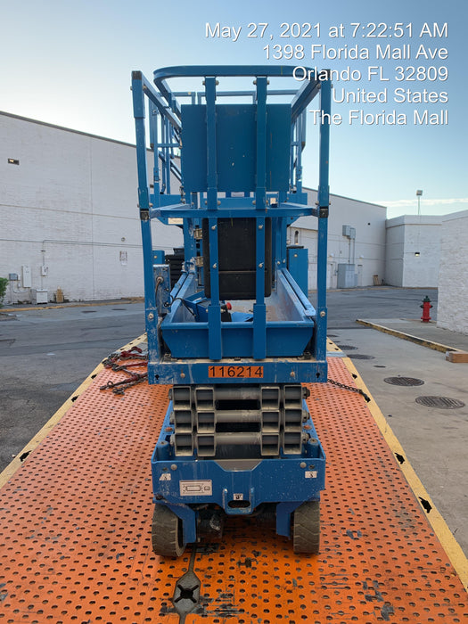 2020 Genie GS-1930 Solid Non Marking Tires, Beacon, Folding rails with half height swing gate