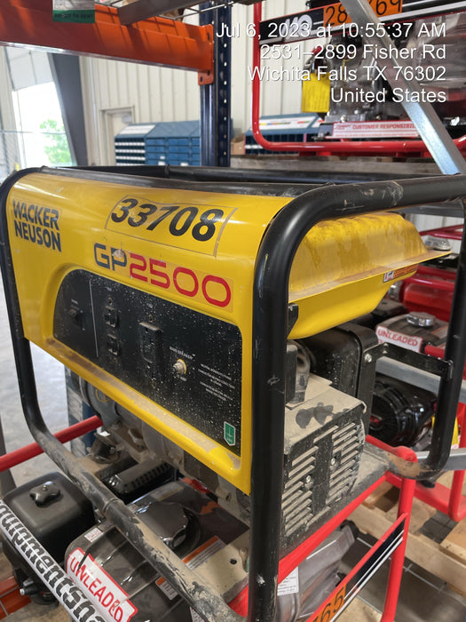2019 WACKER NEUSON GP2500A