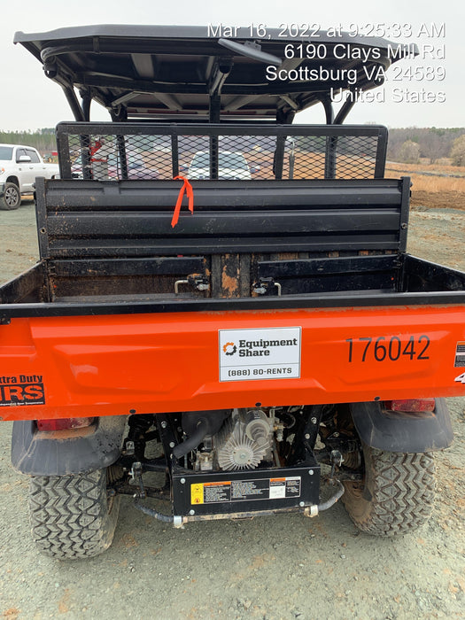 2021 Kubota RTV-X1140W-H Plastic Canopy, Windshield Acrylic Clear, LED Strobe Light, Wire Harness Kit, Back up Alarm