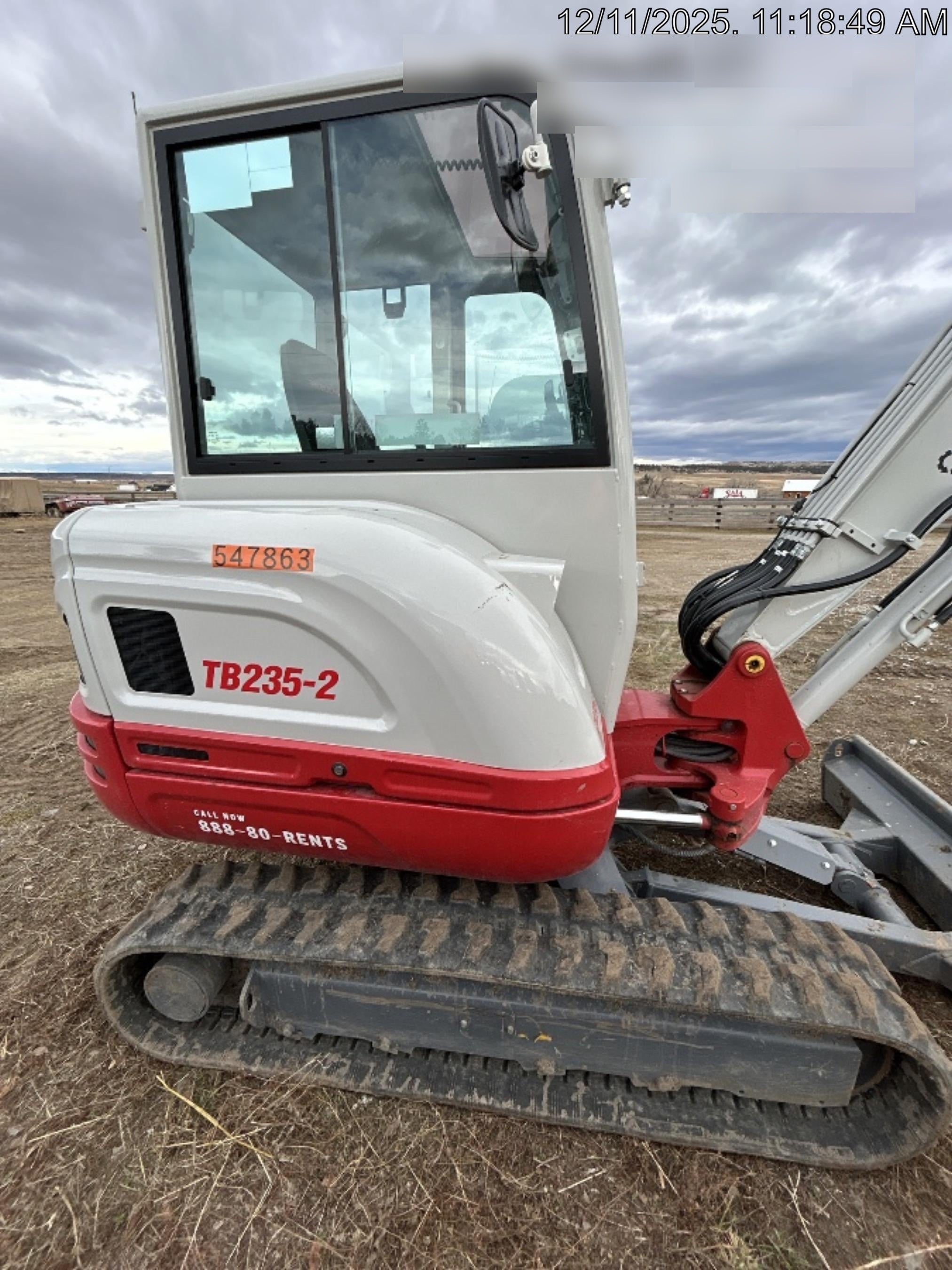 2025 TAKEUCHI TB235-2CR