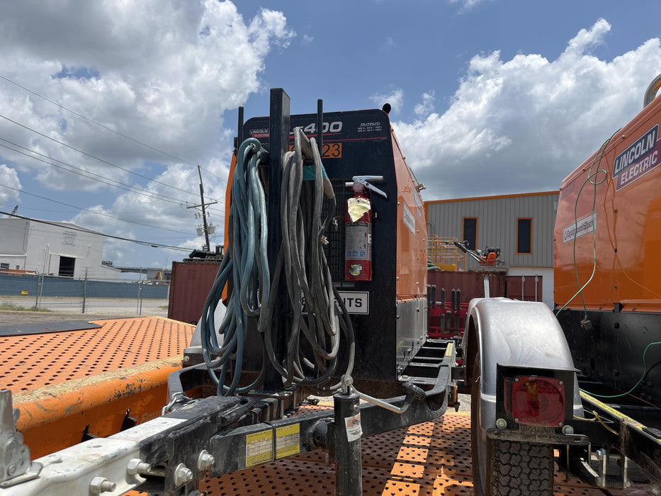 2022 Lincoln Electric LE400 Kubota V1505, Trlr, Cable Rack, Light Kit, ES Decals, T3