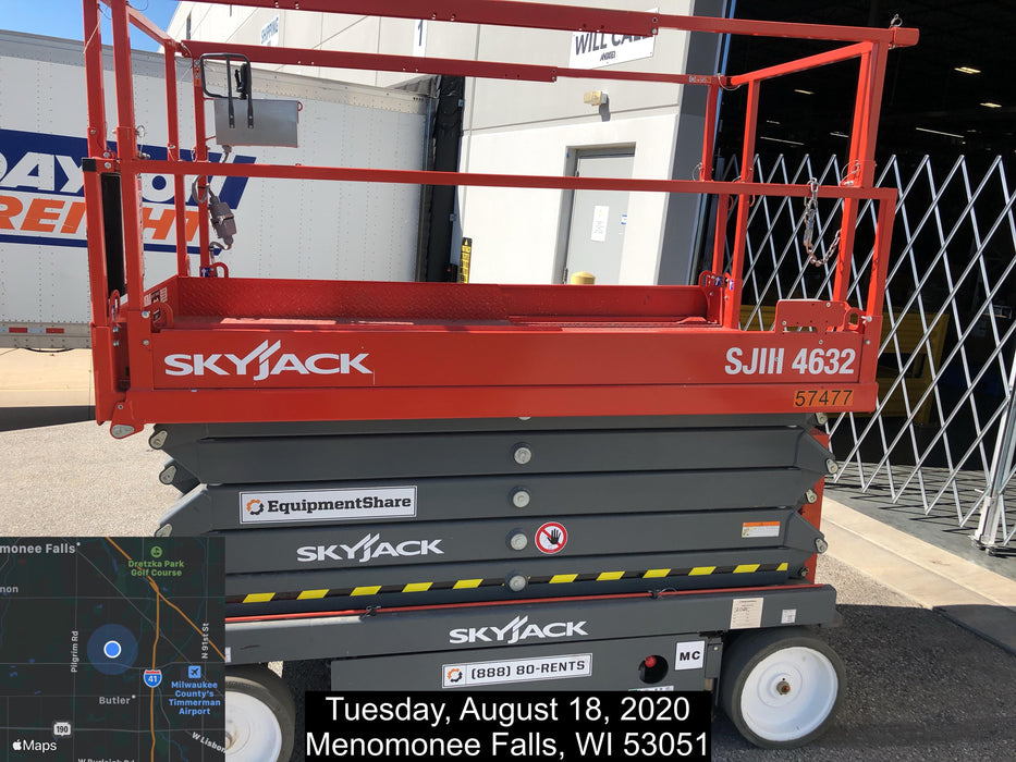 2018 Skyjack SJIII-4632 Standard Rental Specs