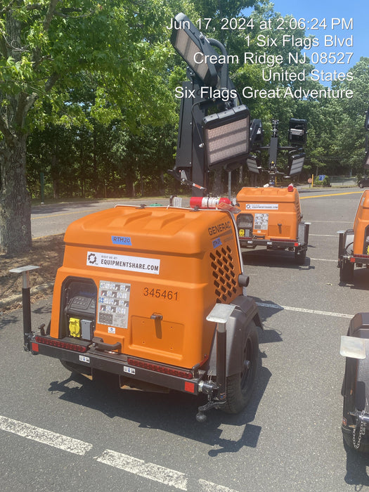 2023 Generac MLT2 Diesel, Flex Switch 120V Input, Powerzone Controller, (4) 320W LED Lights, 4kW Generator, 39.9 Gal Fuel Tank, 2" Ball, T3