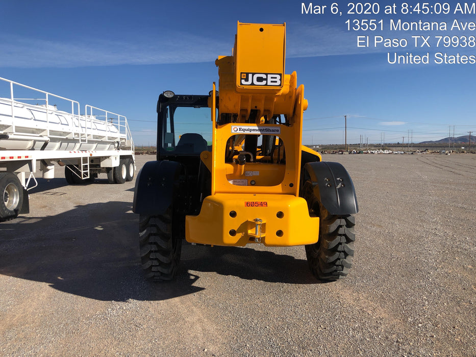 2020 JCB 510-56 Canopy, 74 HP, Solid Tires, STD Worklight, Beacon, Aux Hydraulics, Lifting Eye, Back up Alarm w/66" Carriage/60" Forks