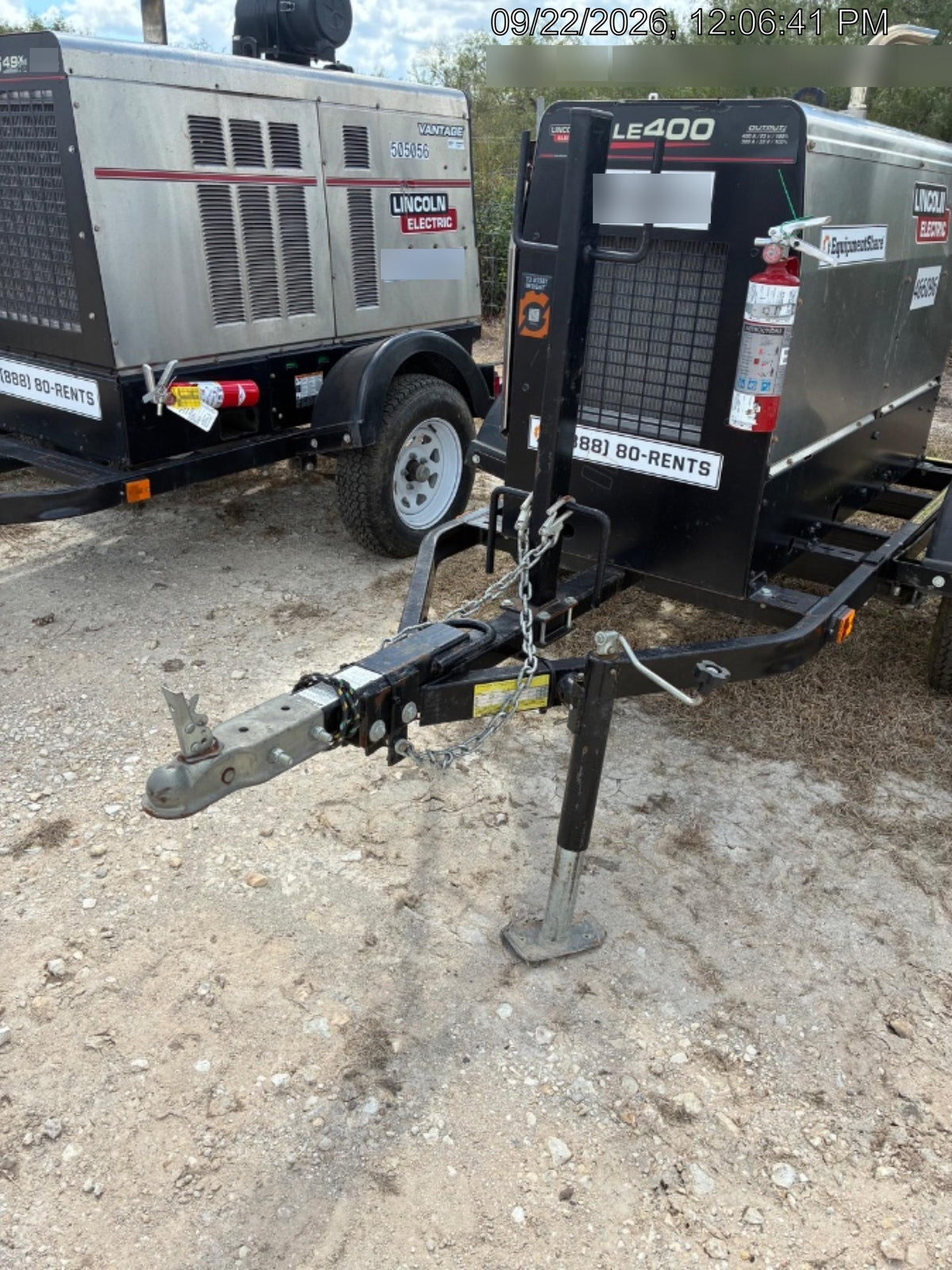 2024 Lincoln Electric LE400 Kubota V1505, Trlr, Cable Rack, Light Kit, ES Decals, T3