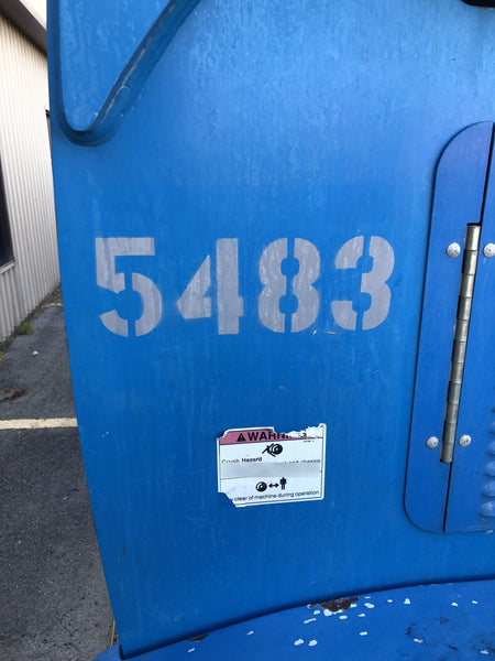 2017 Genie GTH-1056 Genie GTH1056, Solid Tires, 60" carriage, Open ROPS