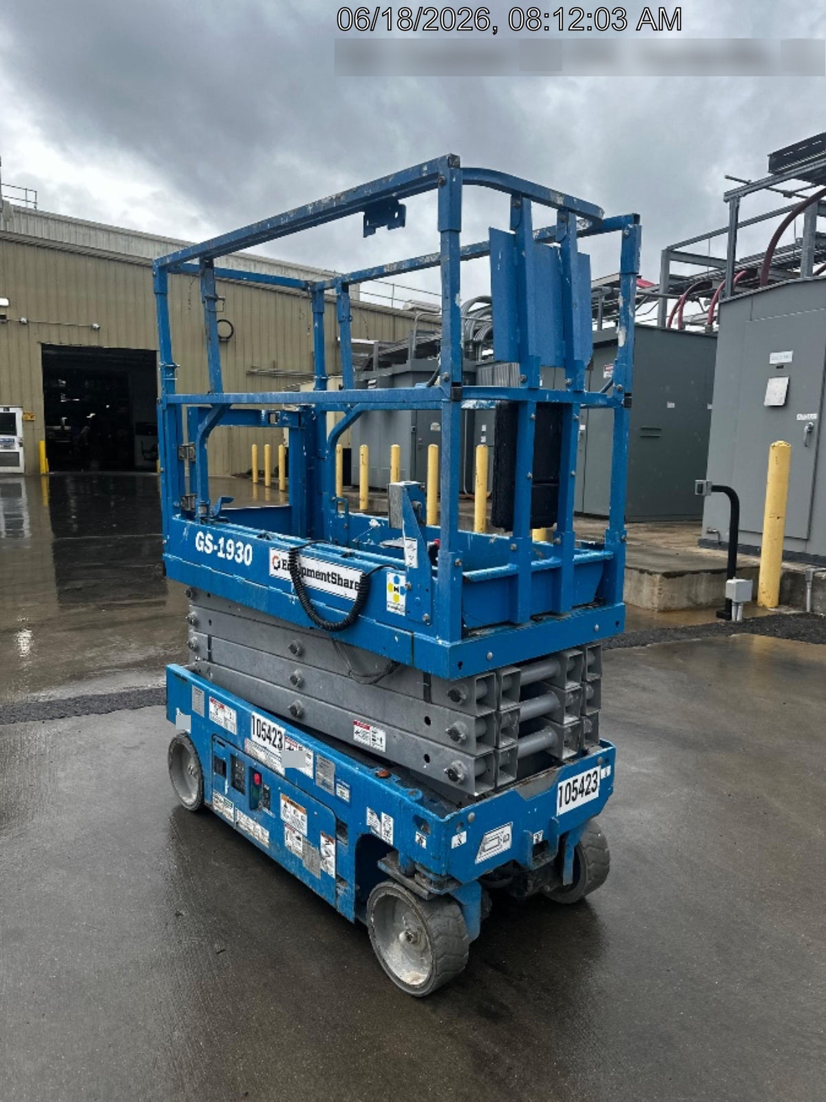 2020 Genie GS-1930 Solid Non Marking Tires, Beacon, Folding rails with half height swing gate