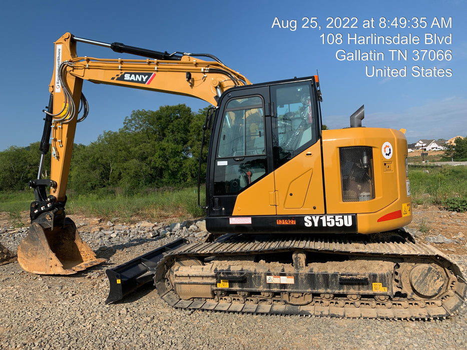 2020 Sany SY155U Cab/Heat/Air
