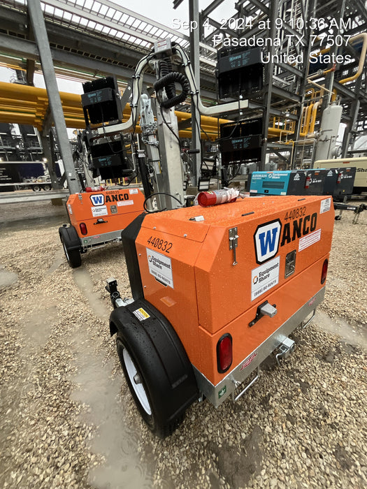 2024 Wanco WLTT-4MM4K Diesel, Deep Sea Controller, Shore Power Plug, Auto Start, (4) 350W LED Floodlights, 4kW Generator, 60 Gal Fuel Tank, 2" Ball, T3