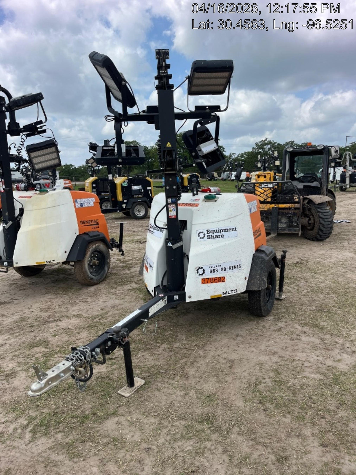 2023 Generac MLT2 Diesel, Flex Switch 120V Input, Powerzone Controller, 
(4) 320W LED Lights, 4kW Generator, 39.9 Gal Fuel Tank, 2" Ball, T3