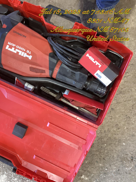 2020 HILTI TE 1000-AVR