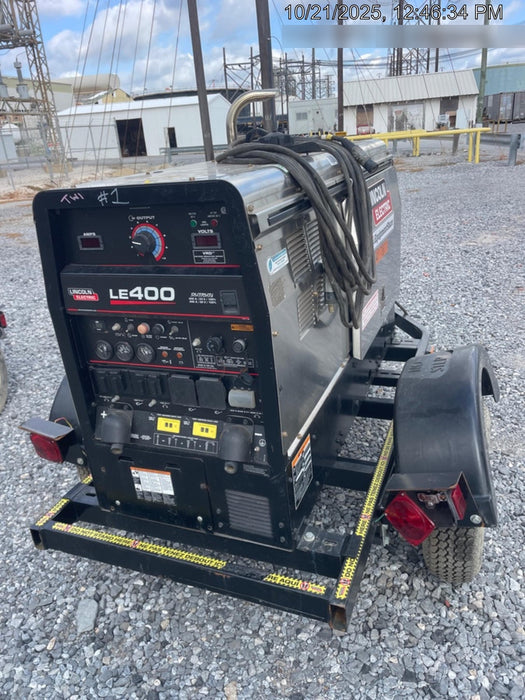 2024 Lincoln Electric LE400 Kubota V1505, Trlr, Cable Rack, Light Kit, ES Decals, T3