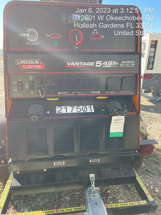 2022 Lincoln Electric Vantage 549X VANTAGE 549X READY-PAK 3