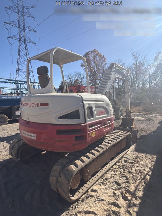2019 Takeuchi TB260 Takeuchi TB260 Canopy w/Rubber Tracks, Auxiliary Hydraulics, Standard Blade, Manual QC