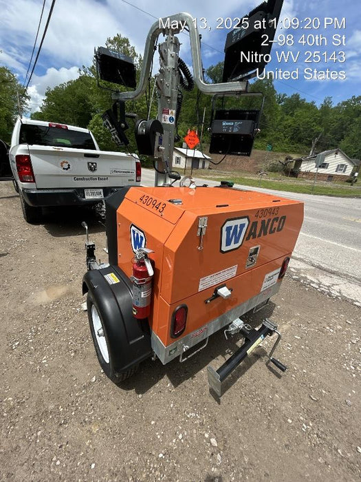 2024 Wanco WLTT-4MM4K Diesel, Deep Sea Controller, Shore Power Plug, Auto Start, (4) 350W LED Floodlights, 4kW Generator, 60 Gal Fuel Tank, 2" Ball, T3
