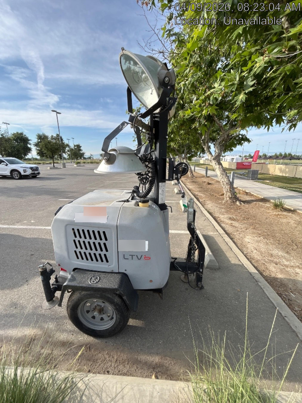 2019 Wacker Neuson LTV6L-MH Wacker Neuson LTV6L Mobile Light Tower w/Fuel Level Sensor Installed