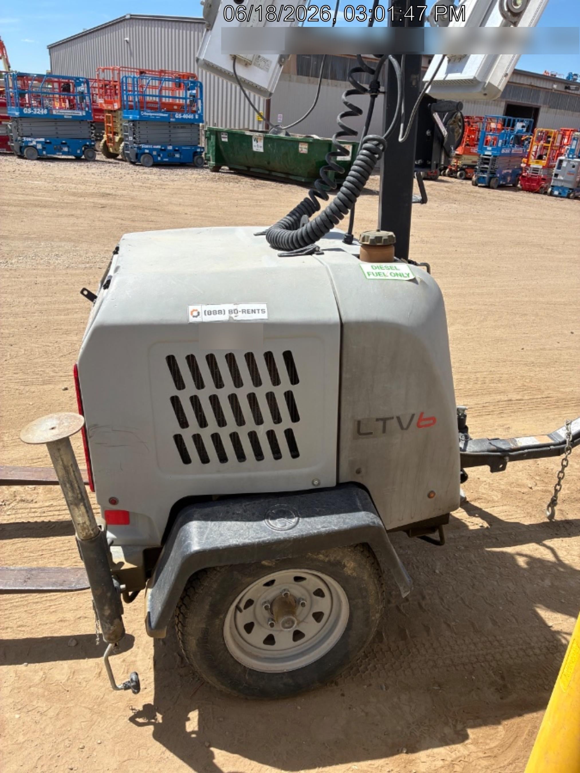 2019 Wacker Neuson LTV6K-LED Standard LED Towable Light Tower w/None