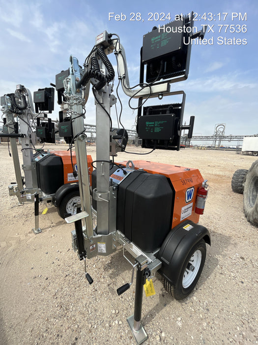 2024 Wanco WLTT-4MM4K Diesel, Deep Sea Controller, Shore Power Plug, Auto Start, (4) 350W LED Floodlights, 4kW Generator, 60 Gal Fuel Tank, 2" Ball, T3