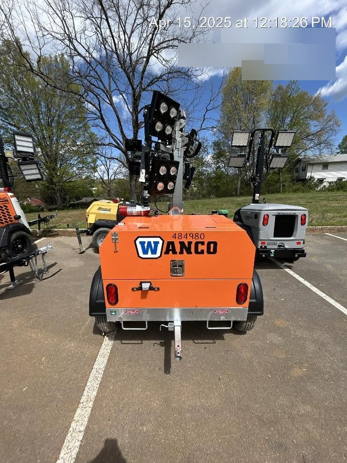 2025 Wanco WLTT-4MM4K Diesel, Mitsubishi L2E, 9.0HP @1800 rpm, Deep Sea Controller, Shore Power Plug, Auto Start, (4) 350W LED Floodlights, 4kW Generator, 60 Gal Fuel Tank, 2" Ball, T3