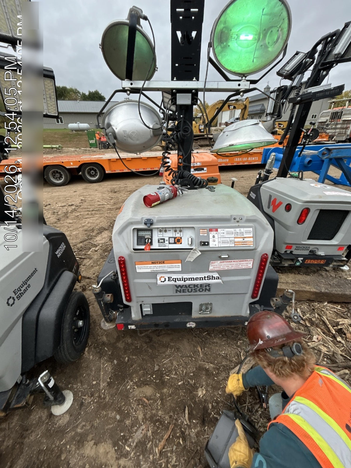 2024 Wacker Neuson LTT4 Diesel, Kohler KDW702, Deep Sea Controller, Auto Start, LED 320W, Bypass Outlet, T3