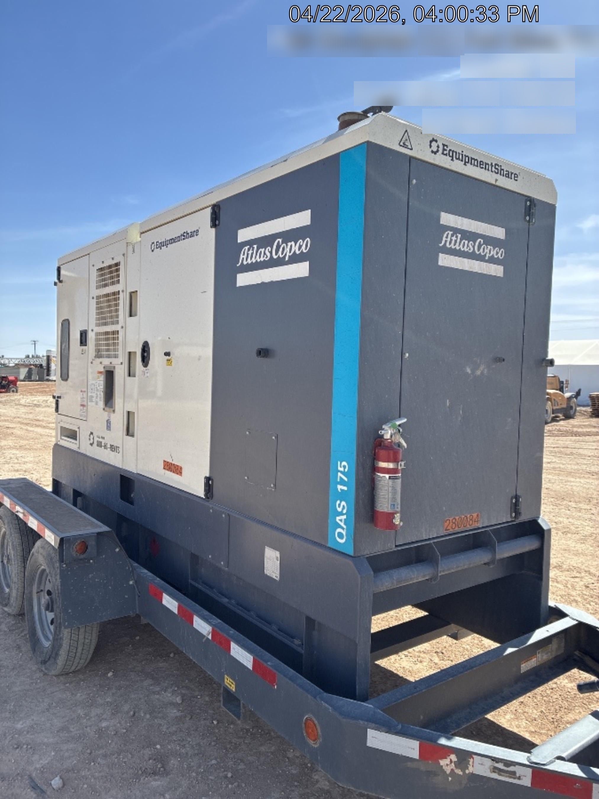 2022 ATLAS COPCO QAS 175