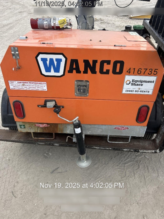 2024 Wanco WLTT-4MM4K Diesel, Deep Sea Controller, Shore Power Plug, Auto Start, (4) 350W LED Floodlights, 4kW Generator, 60 Gal Fuel Tank, 2" Ball, T3
