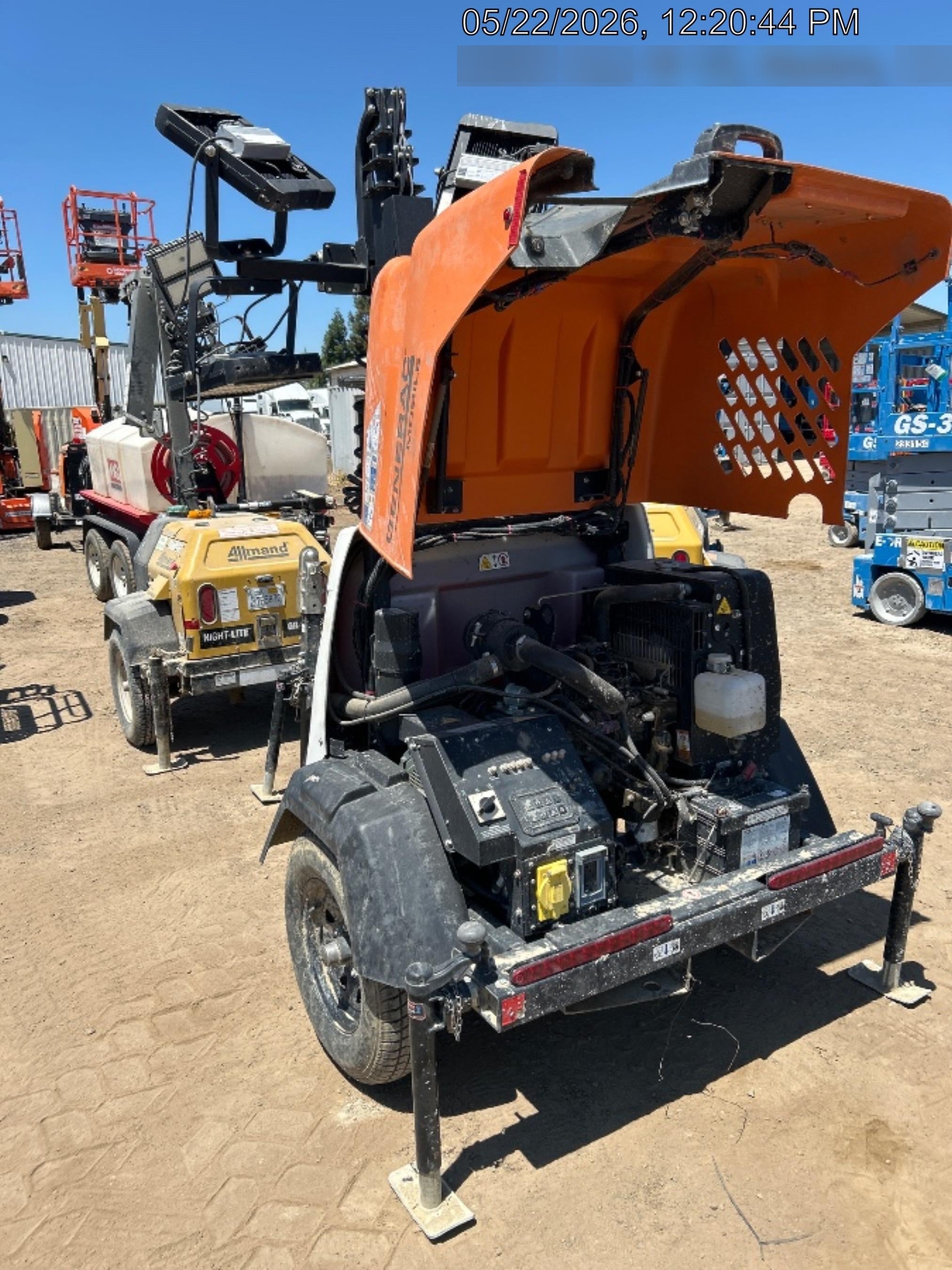 2023 Generac MLT2 Diesel, Flex Switch 120V Input, Powerzone Controller, 
(4) 320W LED Lights, 4kW Generator, 39.9 Gal Fuel Tank, 2" Ball, T3