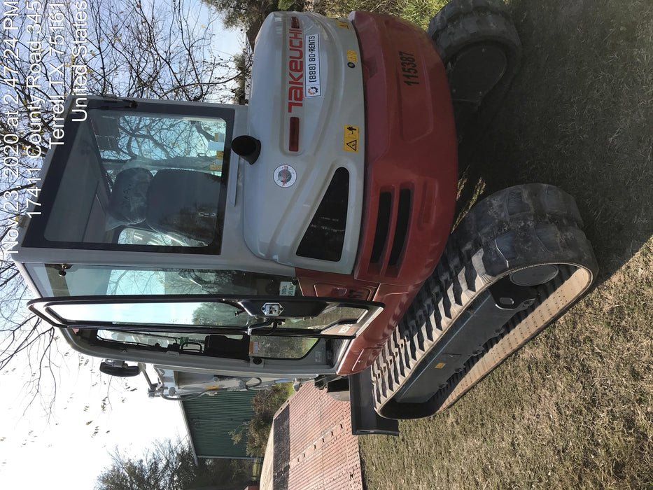 2020 Takeuchi TB250-2C Cab/Heat/Air, Rubber Tracks, Manual TAG QC