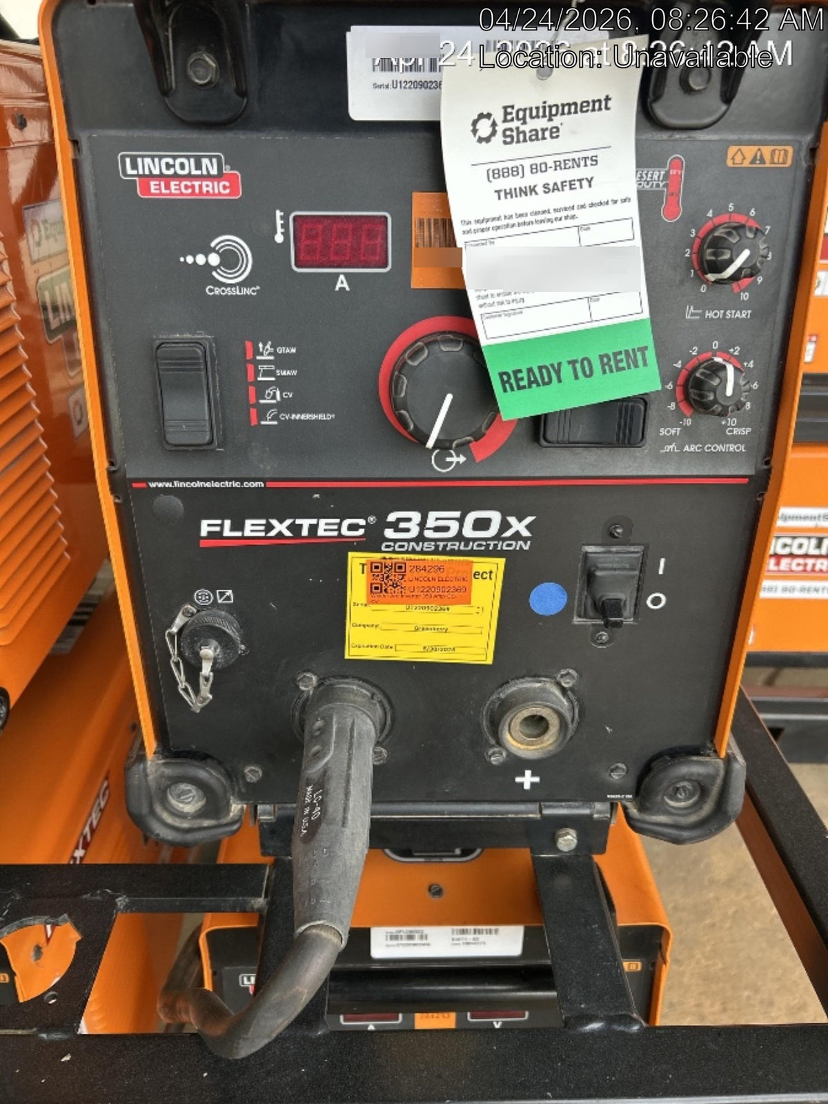 2022 LINCOLN ELECTRIC FLEXTEC 350X