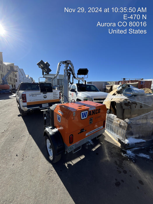 2023 Wanco WLTT-4MM4K Diesel, Deep Sea Controller, Shore Power Plug, Auto Start, (4) 350W LED Floodlights, 4kW Generator, 60 Gal Fuel Tank, 2" Ball, T3