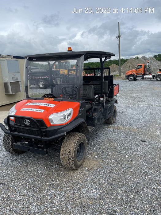 2022 Kubota RTV-X1140W-H Plastic Canopy, Windshield Acrylic Clear, LED Strobe Light, Wire Harness Kit, Back up Alarm