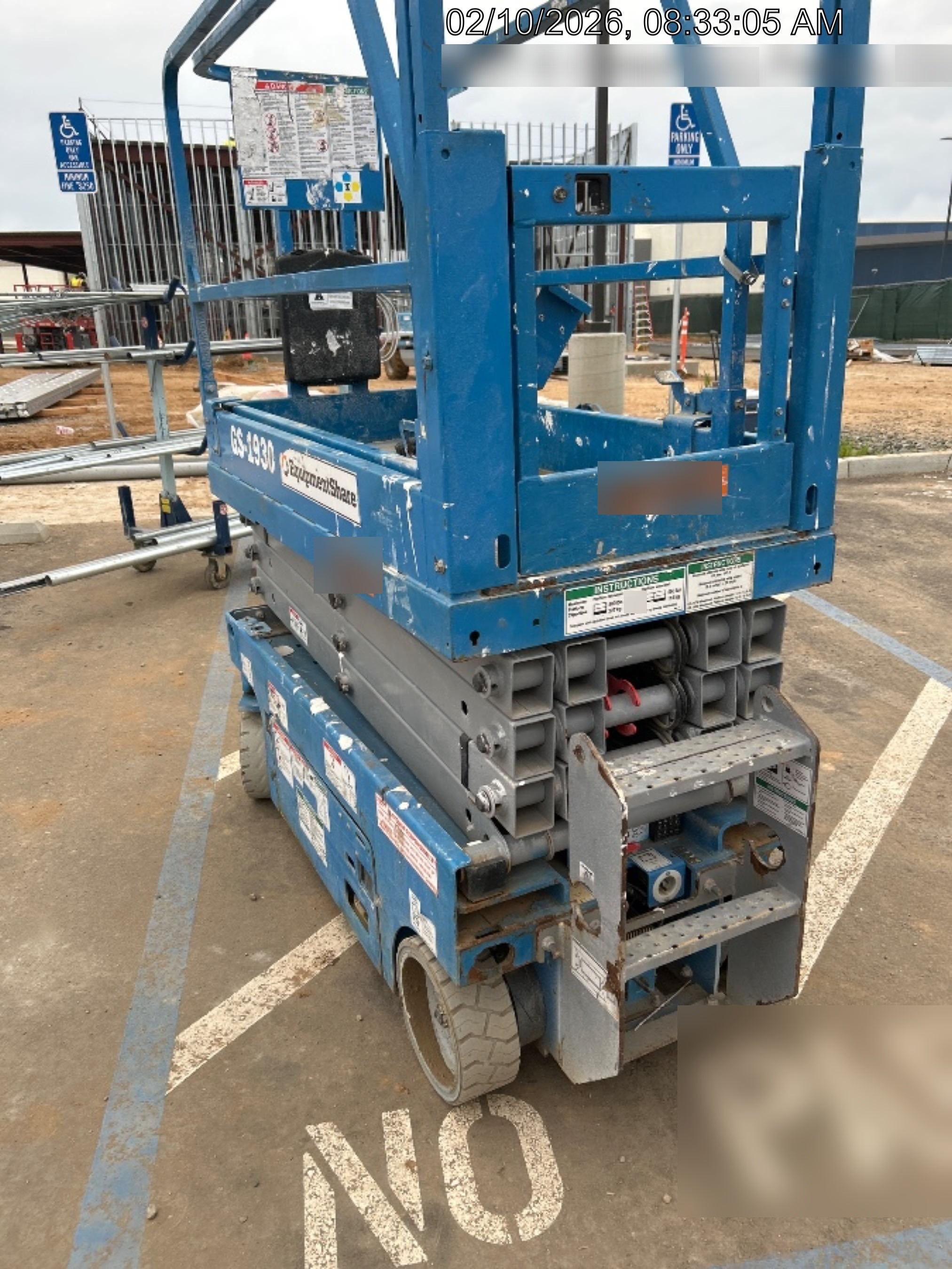 2019 Genie GS-1930 Half Height Swing Gate, 800W Inverter