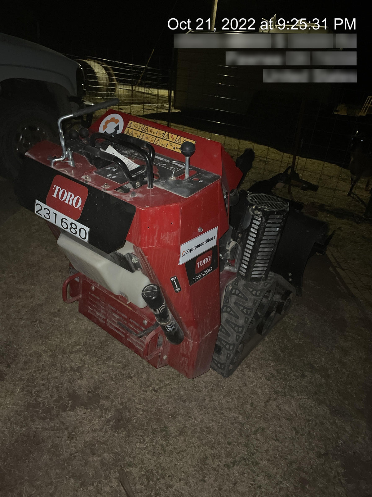 2022 TORO TRX-250