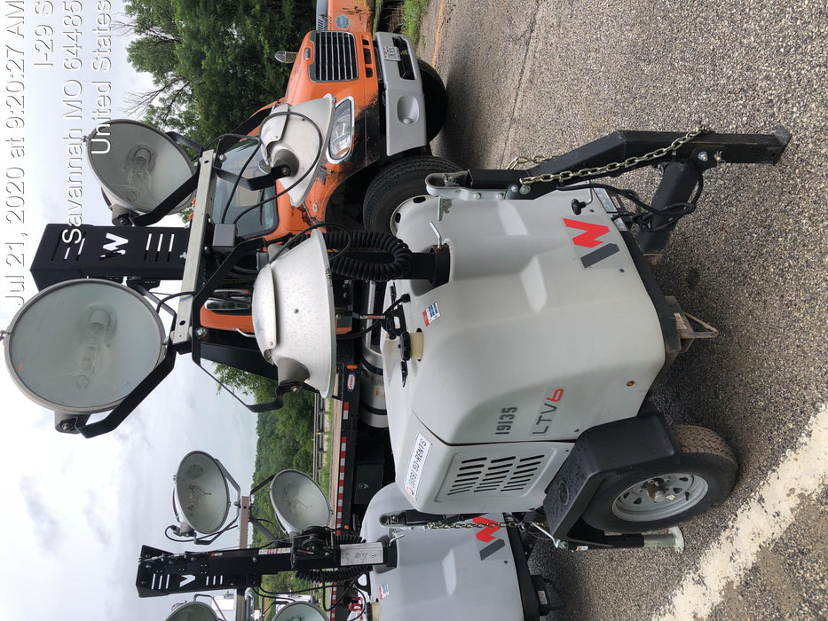 2018 Wacker Neuson LTV6L-MH Wacker Neuson LTV6L Mobile Light Tower w/Fuel Level Sensor Installed