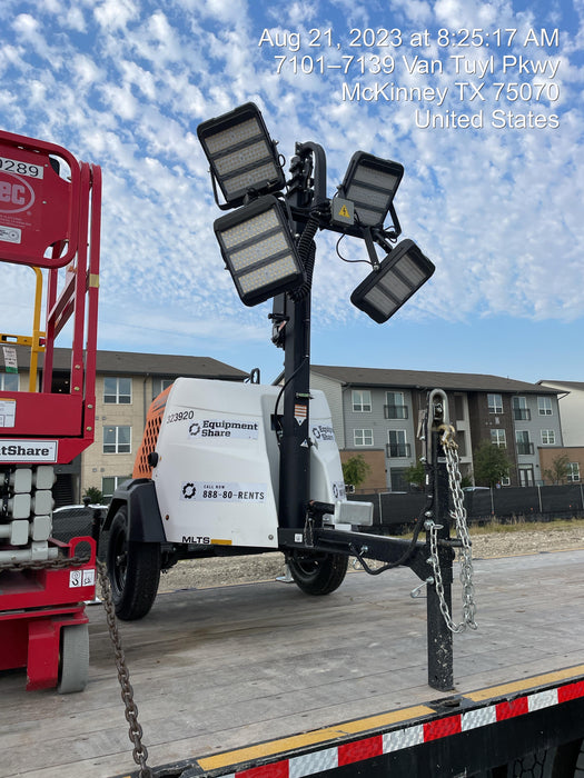 2023 Generac MLT2 Diesel, Flex Switch 120V Input, Powerzone Controller, (4) 320W LED Lights, 4kW Generator, 39.9 Gal Fuel Tank, 2" Ball, T3