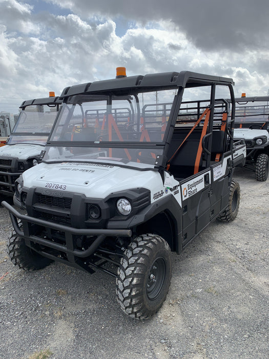 2022 Kawasaki Mule PRO-DXT Standard Options, Backup Alarm, Beacon, Plastic Hard Top, Poly Windshield, Horn Kit