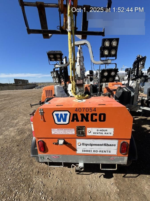 2024 Wanco WLTT-4MM4K Diesel, Deep Sea Controller, Shore Power Plug, Auto Start, (4) 350W LED Floodlights, 4kW Generator, 60 Gal Fuel Tank, 2" Ball, T3