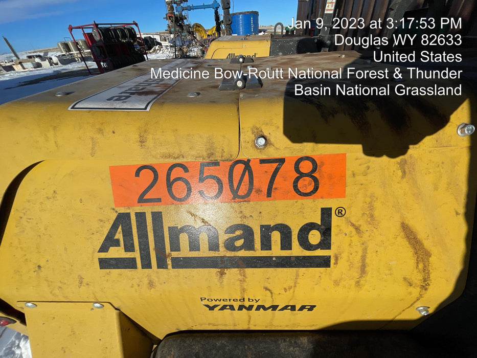 2022 Allmand NLV3GR (4) LED Light Fixture 350W, 23' Vertical Mast, 3kW Prime, Towable, ES Decals, T3