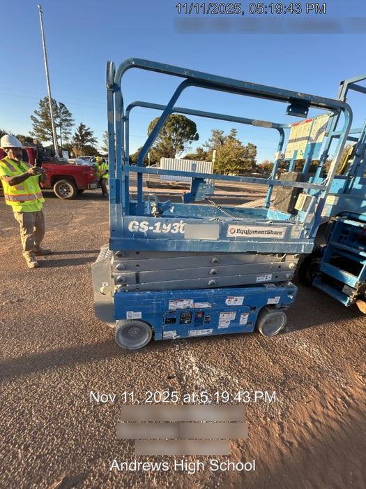 2018 Genie GS-1930 Genie GS-1930 Scissor Lift w/Standard Options