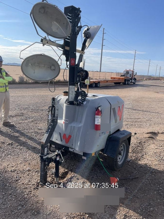 Wacker Neuson LTV6K-MH Wacker Neuson LTV6K Mobile Light Tower w/Fuel Level Sensor Installed