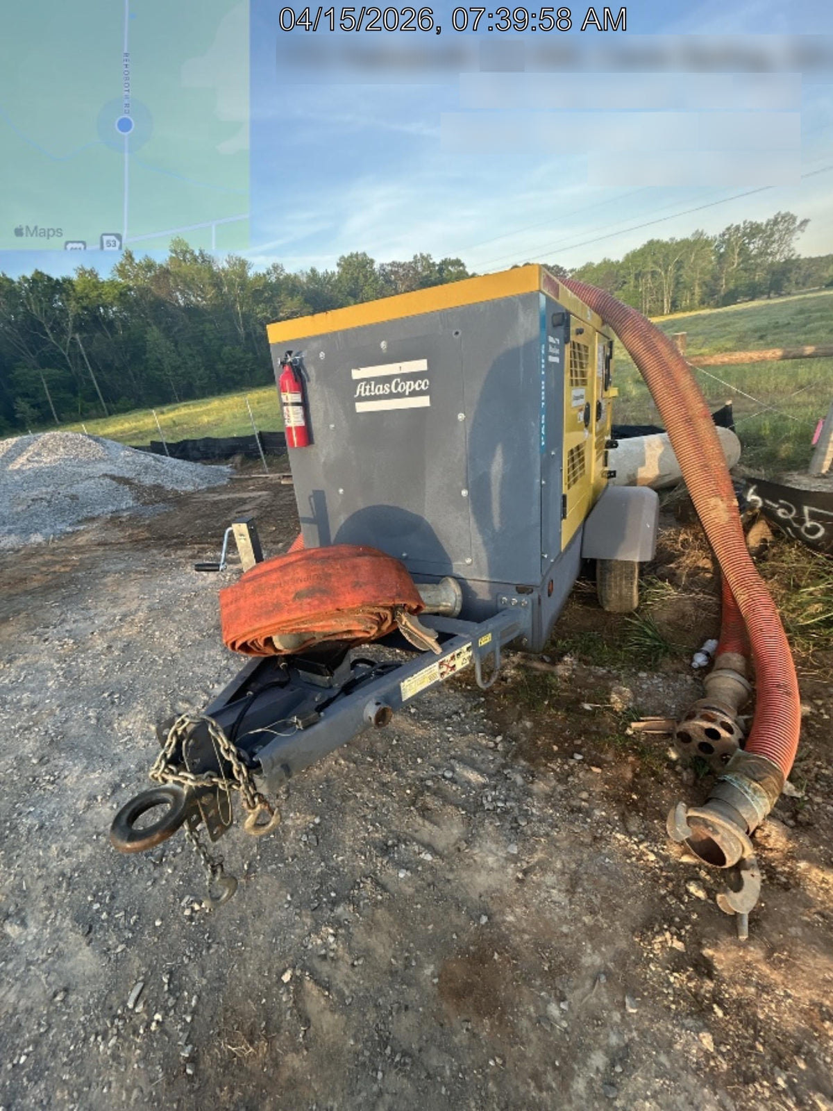 2020 ATLAS COPCO PAS 100 HF CS Enclosed