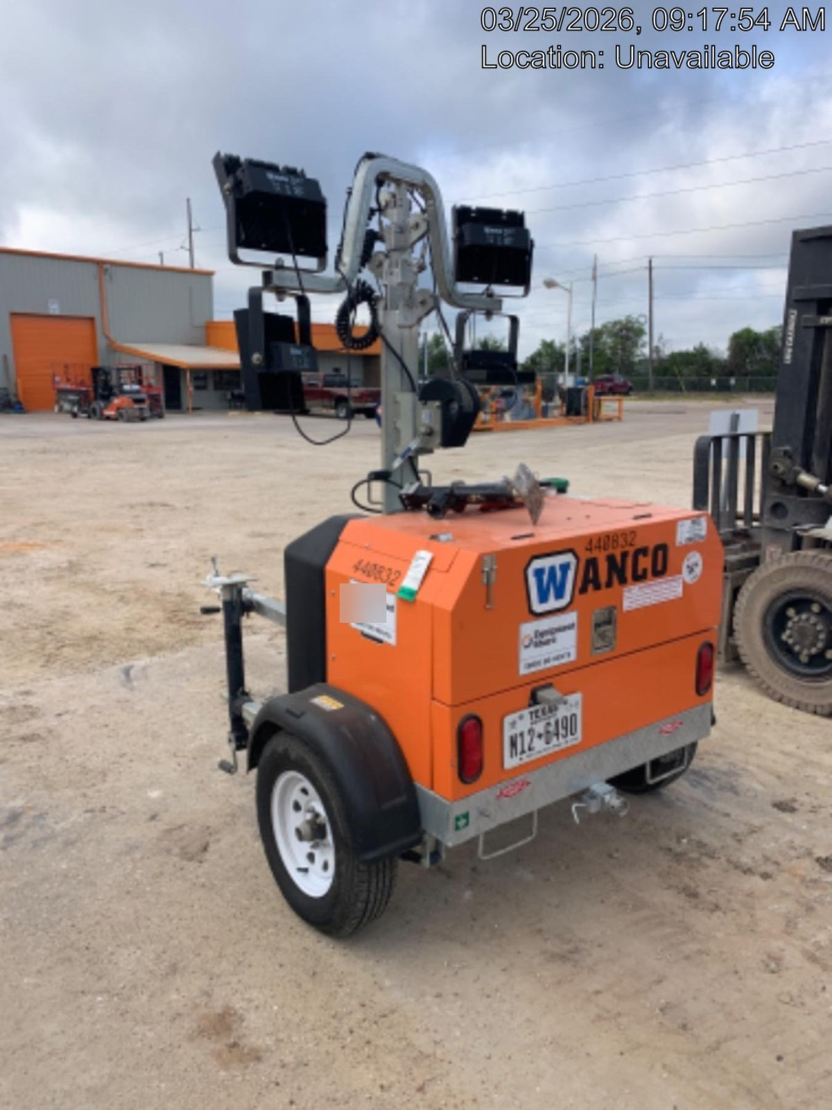 2024 Wanco WLTT-4MM4K Diesel, Deep Sea Controller, Shore Power Plug, Auto Start, (4) 350W LED Floodlights, 4kW Generator, 60 Gal Fuel Tank, 2" Ball, T3