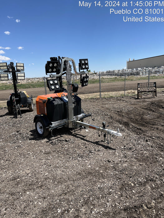 2023 Wanco WLTT-4MM4K Diesel, Deep Sea Controller, Shore Power Plug, Auto Start, (4) 350W LED Floodlights, 4kW Generator, 60 Gal Fuel Tank, 2" Ball, T3