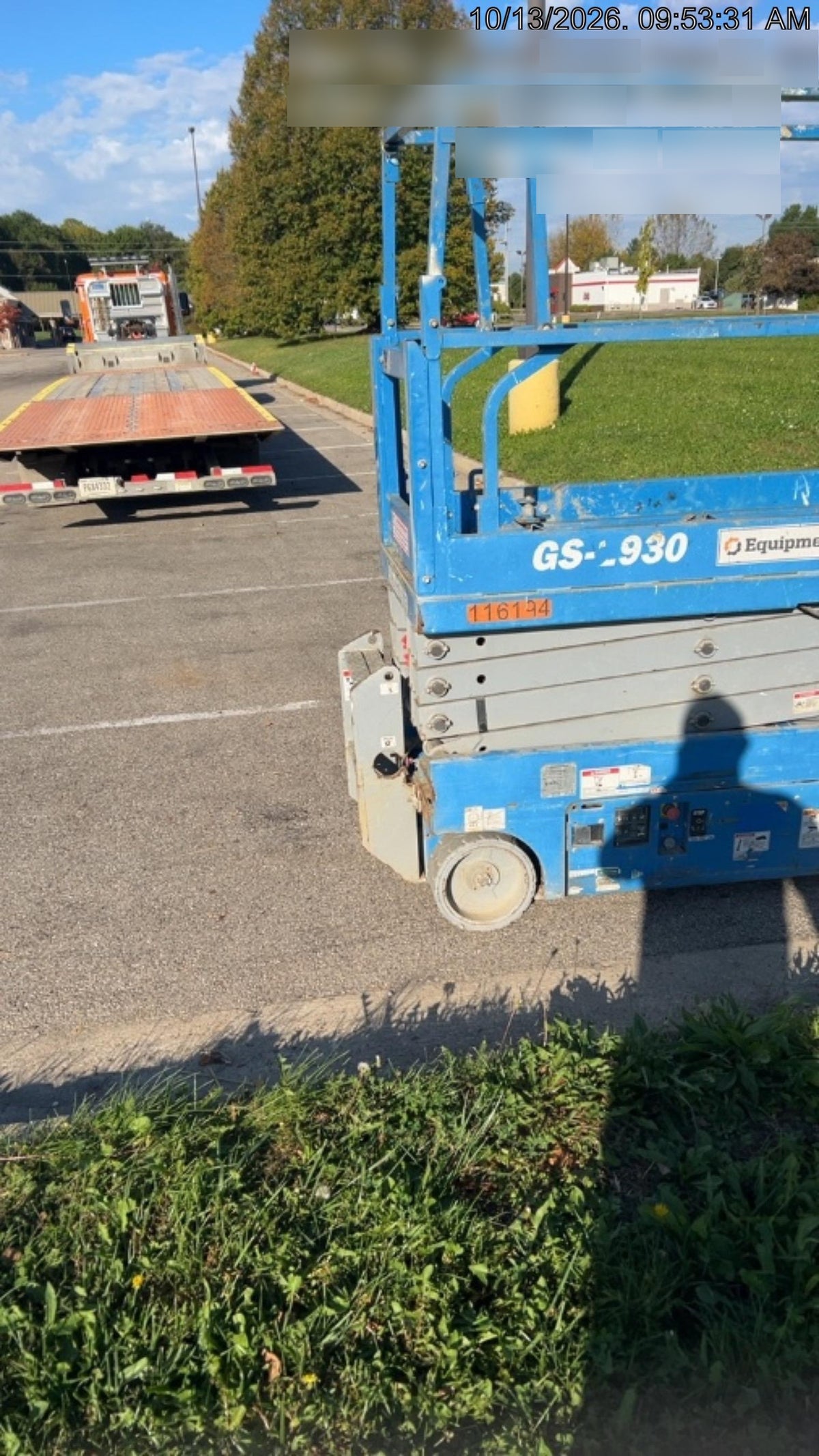 2020 Genie GS-1930 Solid Non Marking Tires, Beacon, Folding rails with half height swing gate