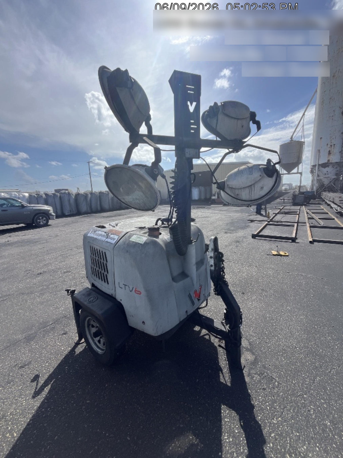 2020 Wacker Neuson LTV6L Standard Metal Halide Light Tower