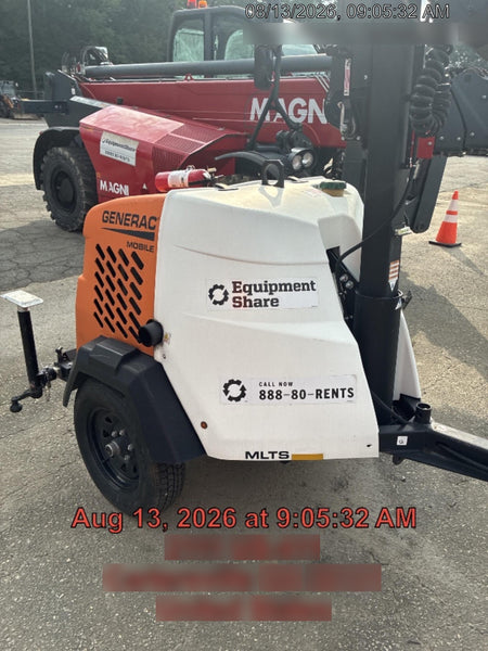 2023 Generac MLT2 Diesel, Flex Switch 120V Input, Powerzone Controller, (4) 320W LED Lights, 4kW Generator, 39.9 Gal Fuel Tank, 2" Ball, T3